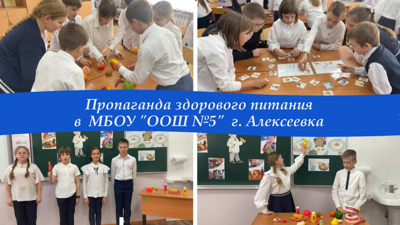 Разговор о правильном питании.